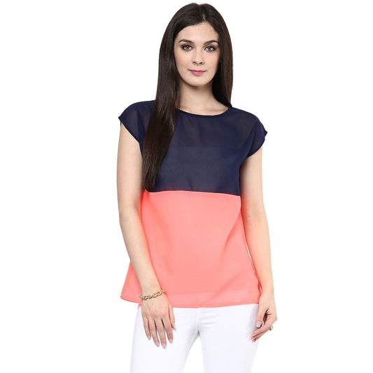 Finding Product Women's Vibrant Color-Block Top