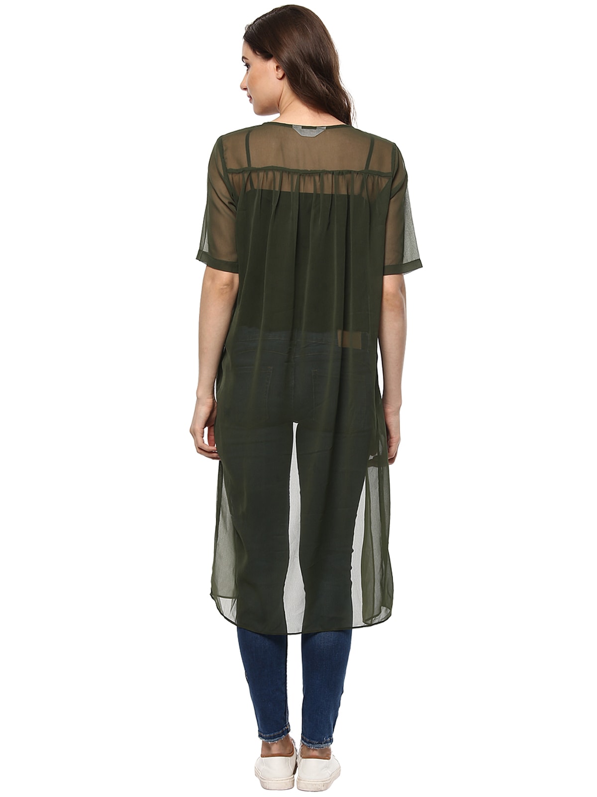 Finding Product Women's Black Cape Top