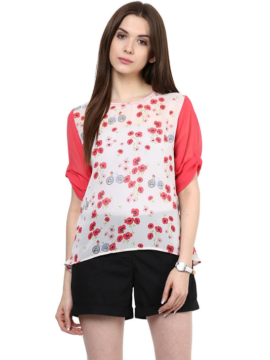 Finding Product Women's Pastel Bow-Shape Top