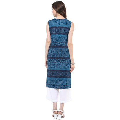 Finding Product Women's Printed Cross-Over Kurti