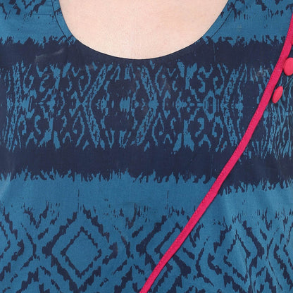 Finding Product Women's Printed Cross-Over Kurti