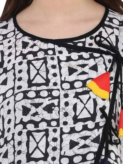 Finding Product Women's Angarkha Printed Kurti