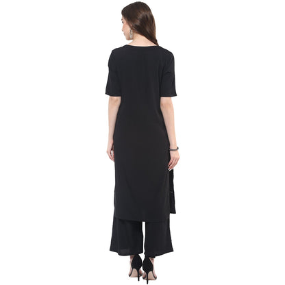 Finding Product Women's Blur Print Straight Fit Kurti