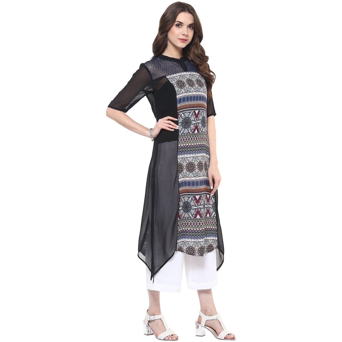 Finding Product Women's Printed Dot Net Kurti