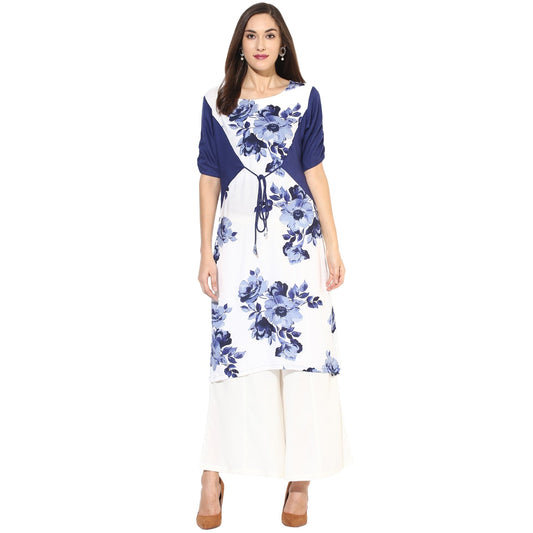 Finding Product Women's Flower Print Dori Kurti