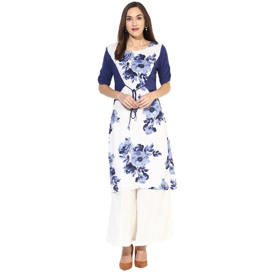 Finding Product Women's Flower Print Dori Kurti