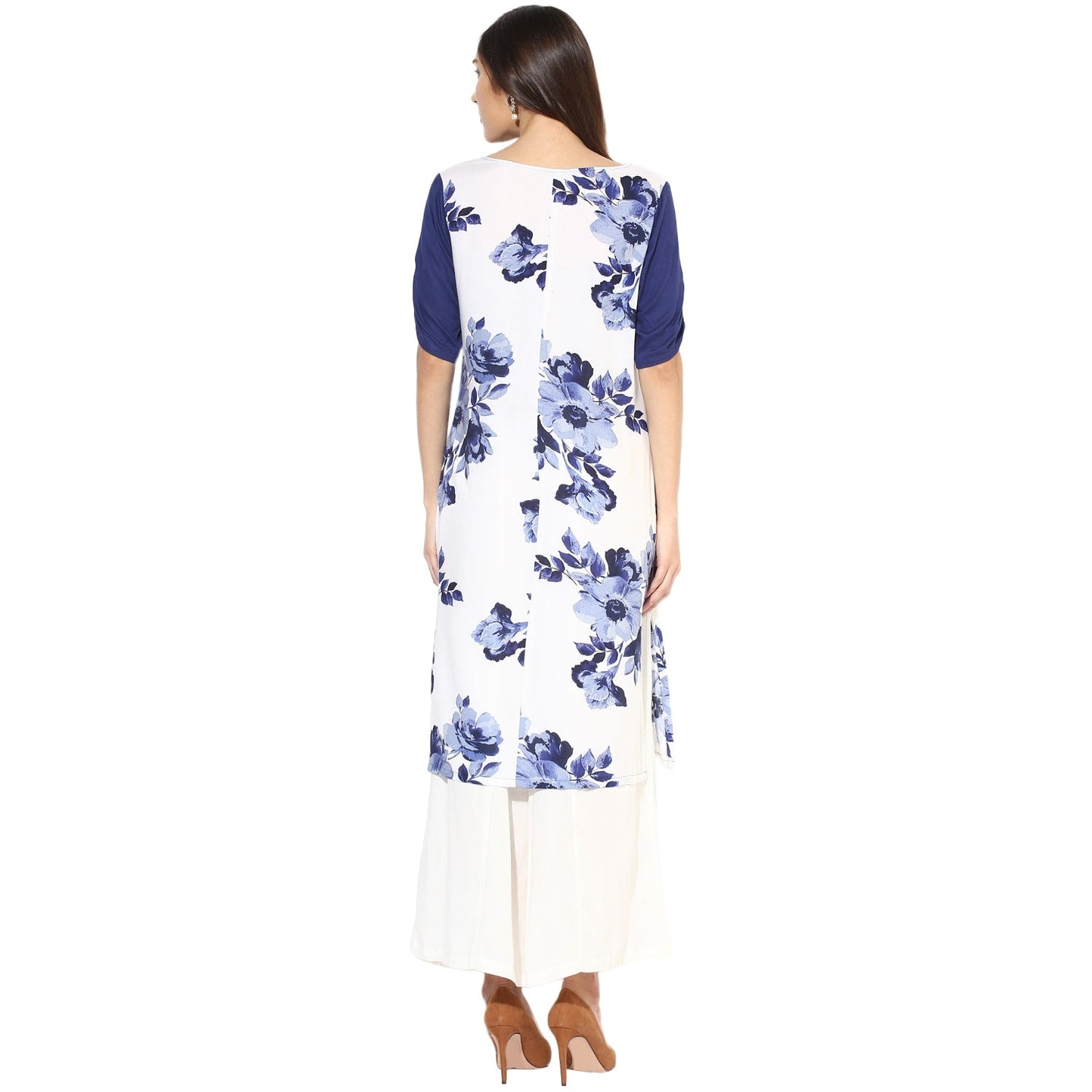 Finding Product Women's Flower Print Dori Kurti