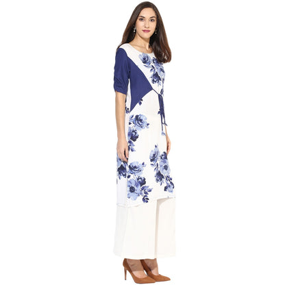 Finding Product Women's Flower Print Dori Kurti
