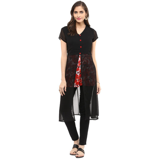 Finding Product Women's Cape Printed Kurti