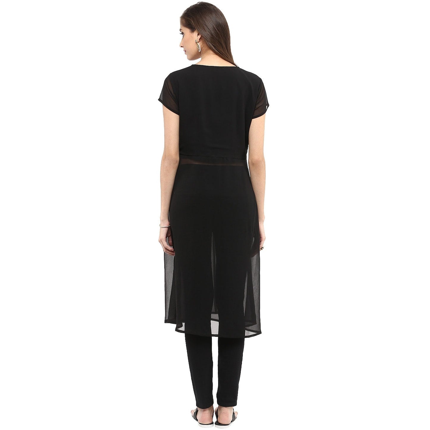 Finding Product Women's Cape Printed Kurti