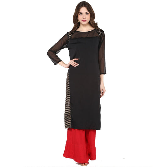 Finding Product Women's Brocade Edge Kurta