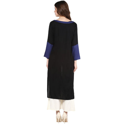 Finding Product Women's Vertical Color-Block Kurta