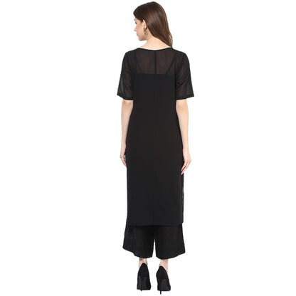 Finding Product Women's Olive Color-Block Kurta