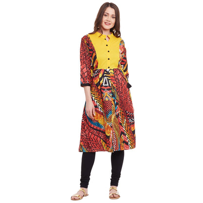 Finding Product Women's Tropical Print Kurta