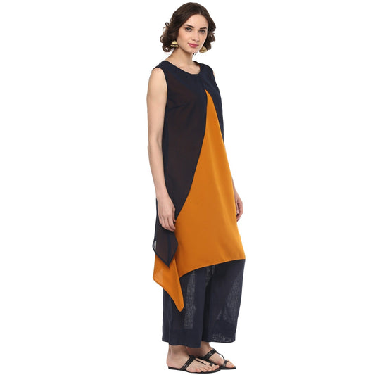 Finding Product Women's V-Shape Layeres Kurta