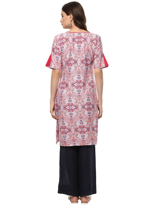 Finding Product Women's Printed Inverted Pleat Kurta