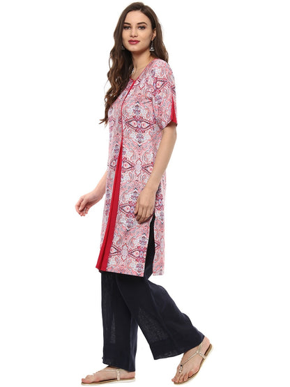 Finding Product Women's Printed Inverted Pleat Kurta