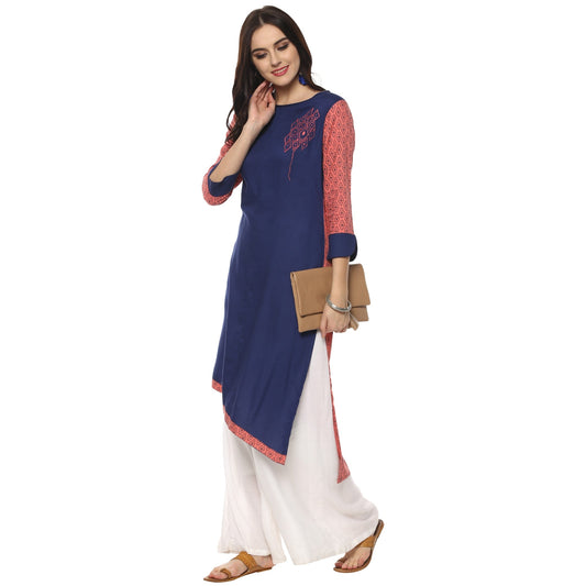 Finding Product Women's Embroidered Long Kurta
