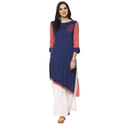 Finding Product Women's Embroidered Long Kurta