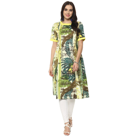 Finding Product Women's Forest Print Kurta