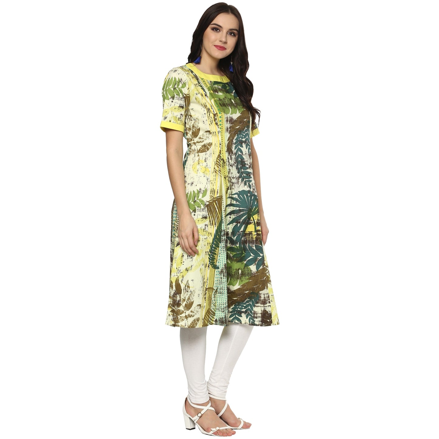 Finding Product Women's Forest Print Kurta