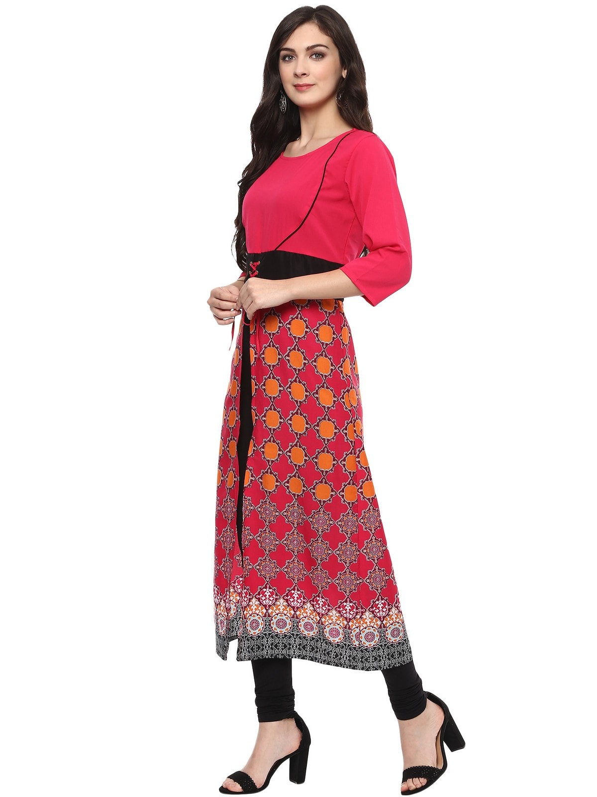 Finding Product Women's Printed Eyelit Kurta