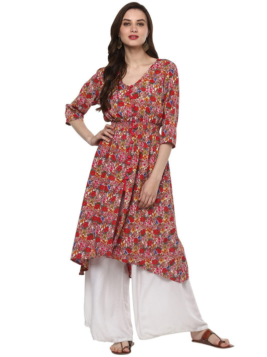 Finding Product Women's Floral Elasticised Kurta
