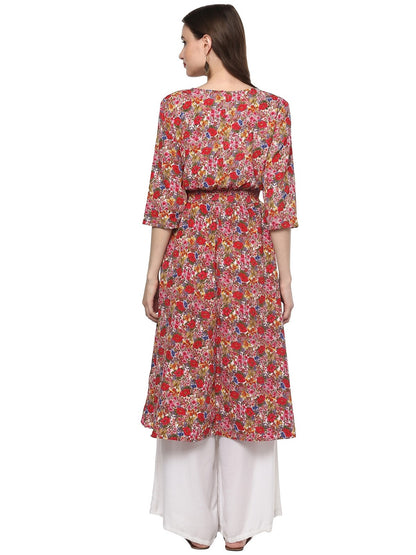 Finding Product Women's Floral Elasticised Kurta