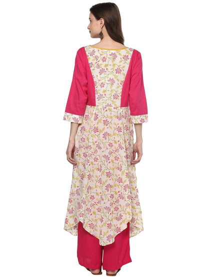 Finding Product Women's Floral Khadi Print Anarkali Kurta