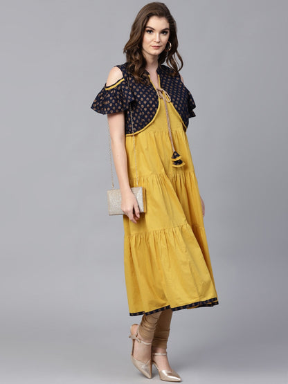 Finding Product Women's Koti Look Tiered Kurta