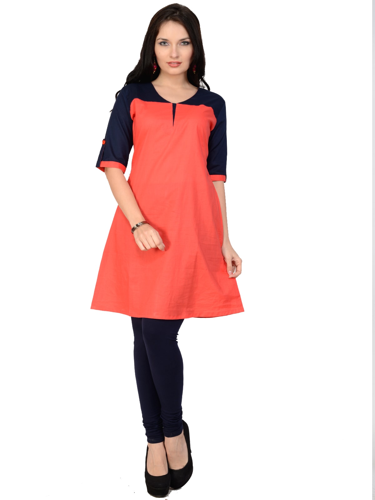 Finding Product Casual Half Sleeve Solid Women's Kurti