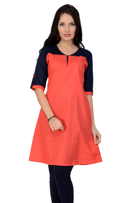 Finding Product Casual Half Sleeve Solid Women's Kurti