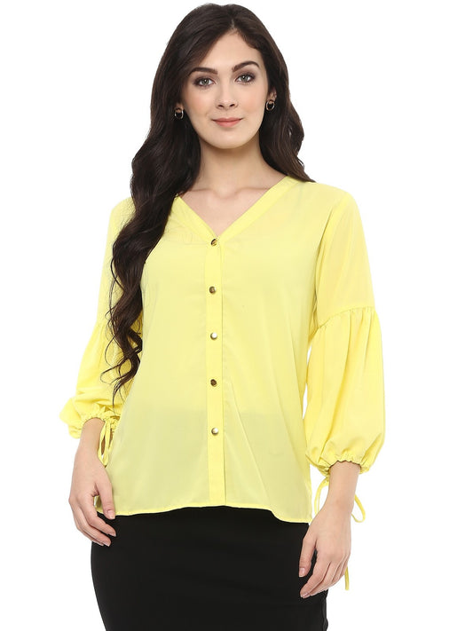 Finding Product Women's Solid Balloon Sleeves