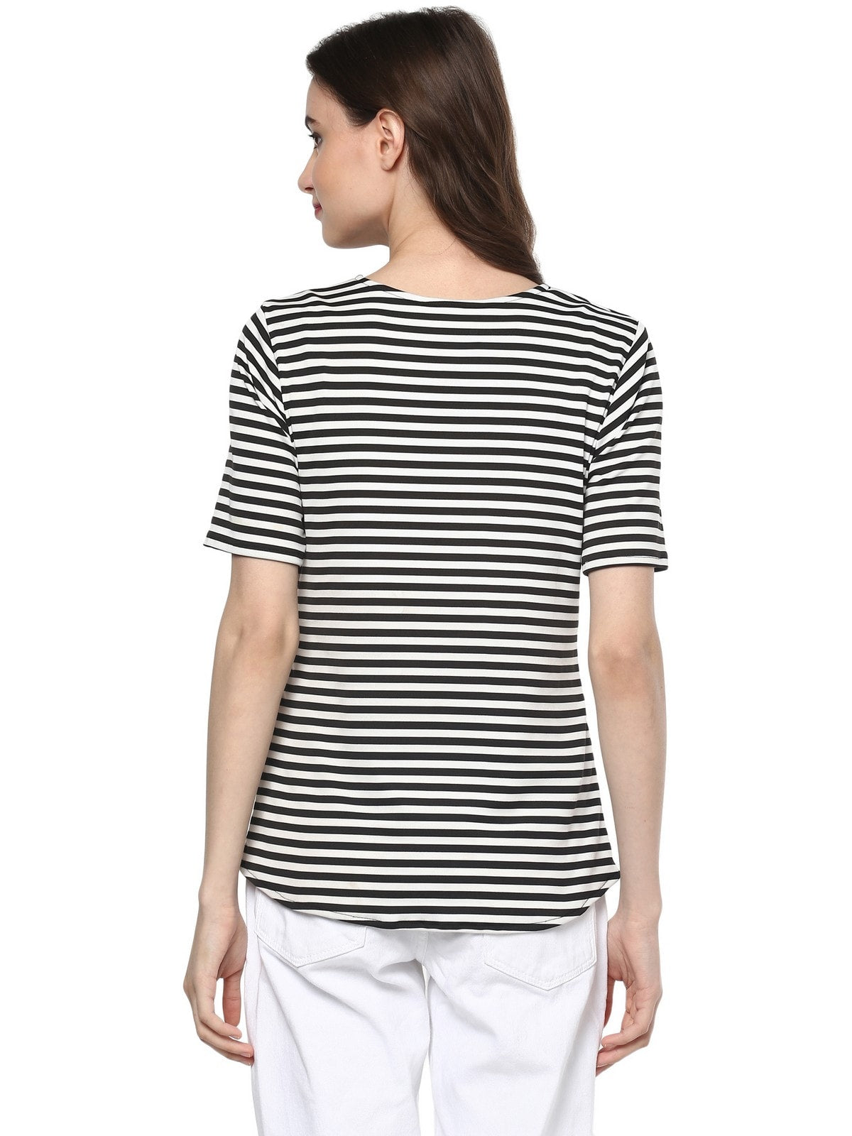 Finding Product Women's Breton Stripe Top With Rings