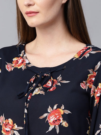 Finding Product Women's Floral Eyelet Top