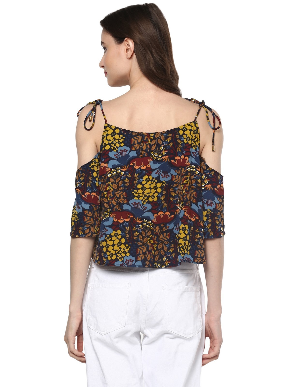 Finding Product Women's Floral Crop Top