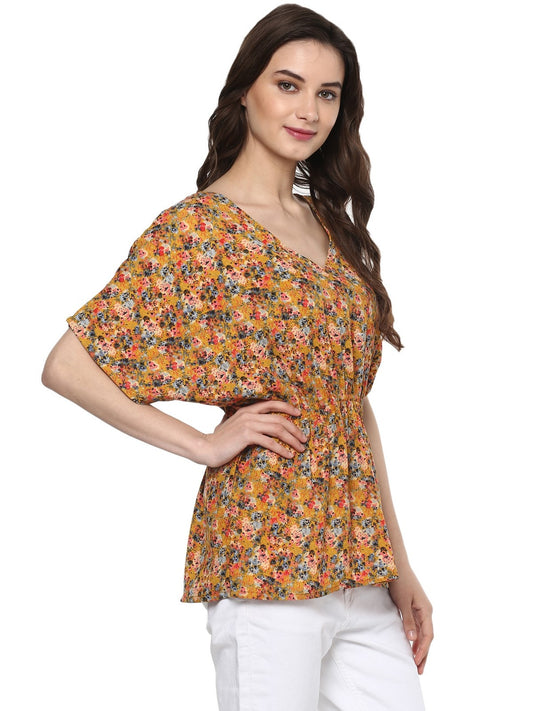 Finding Product Women's Floral Kaftan Top