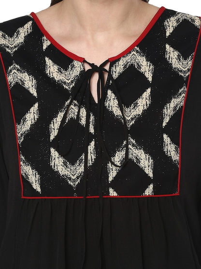 Finding Product Women's Bohemian Yoke Top