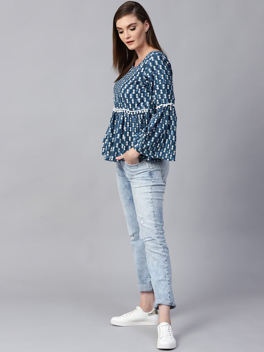 Finding Product Women's Indigo Top