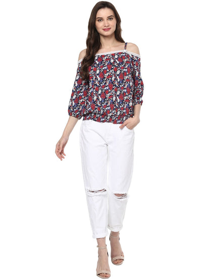 Finding Product Women's Floral Smoking Top