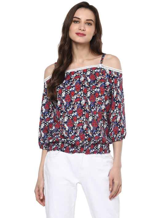 Finding Product Women's Floral Smoking Top