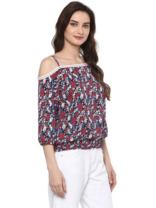 Finding Product Women's Floral Smoking Top
