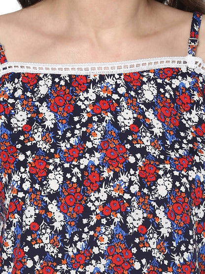 Finding Product Women's Floral Smoking Top