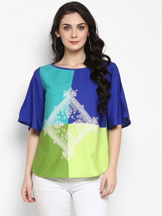 Finding Product Women's Quirky Placement print Top