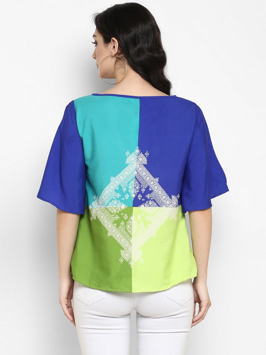 Finding Product Women's Quirky Placement print Top