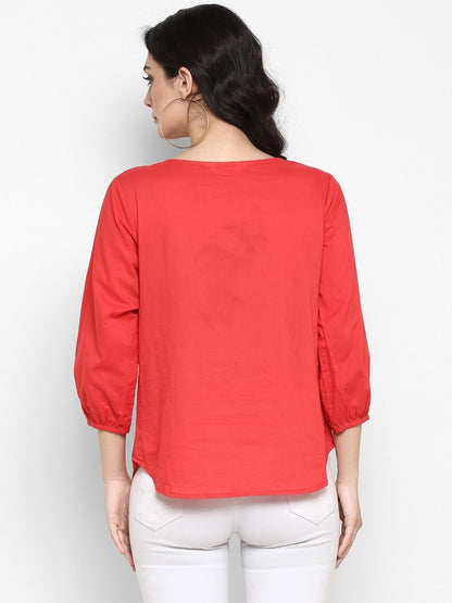 Finding Product Women's Bohemian Embroidered Top