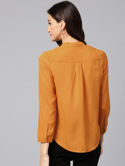 Solid Top With Front Brotch