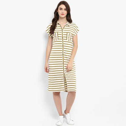 Knitted Stripe Dress