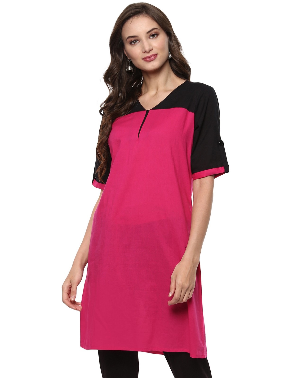 Finding Product Casual 3/4 Sleeve Printed Women's Kurti