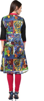Finding Product Women's Casual 3/4 Sleeve Printed Kurti